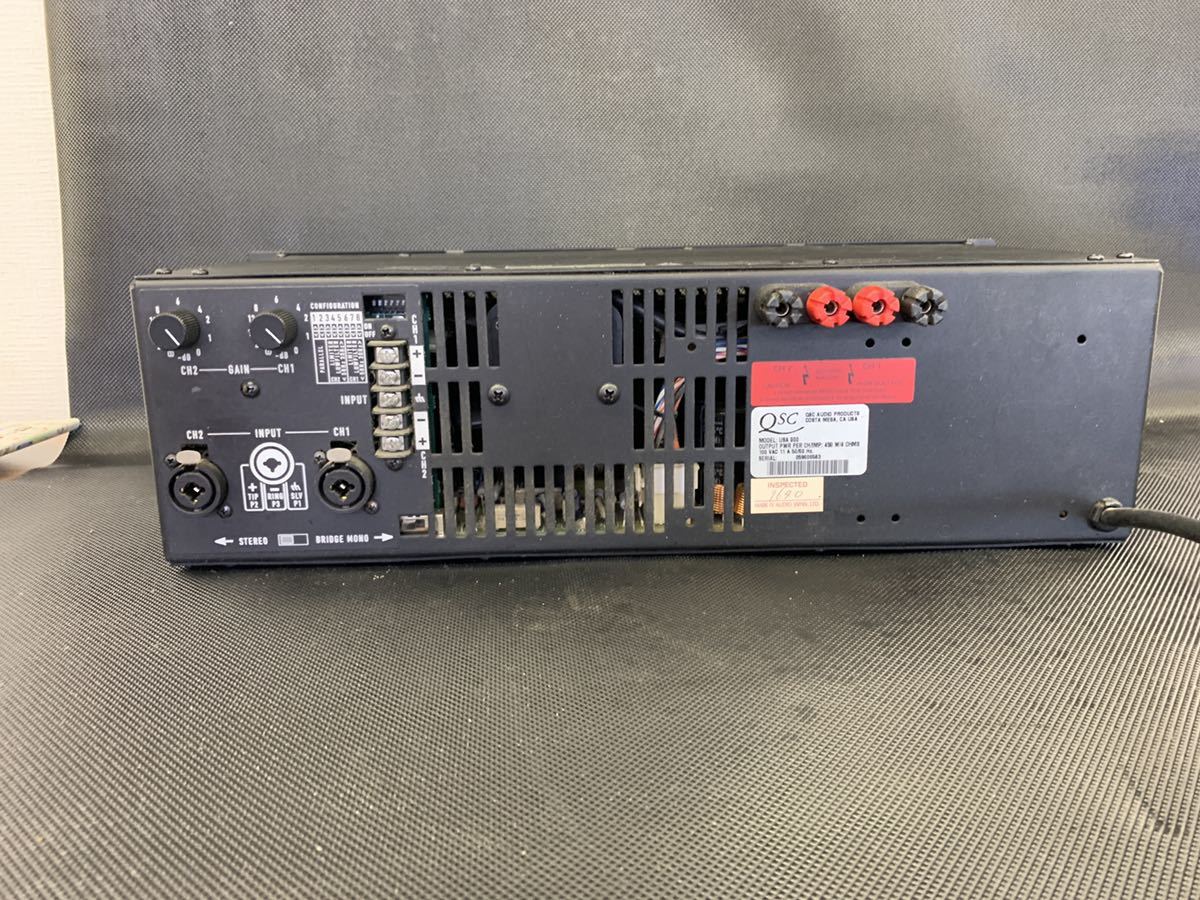 QSC パワーアンプ USA900 USA900 QSC Amplifier AMPLIFIER STEREO