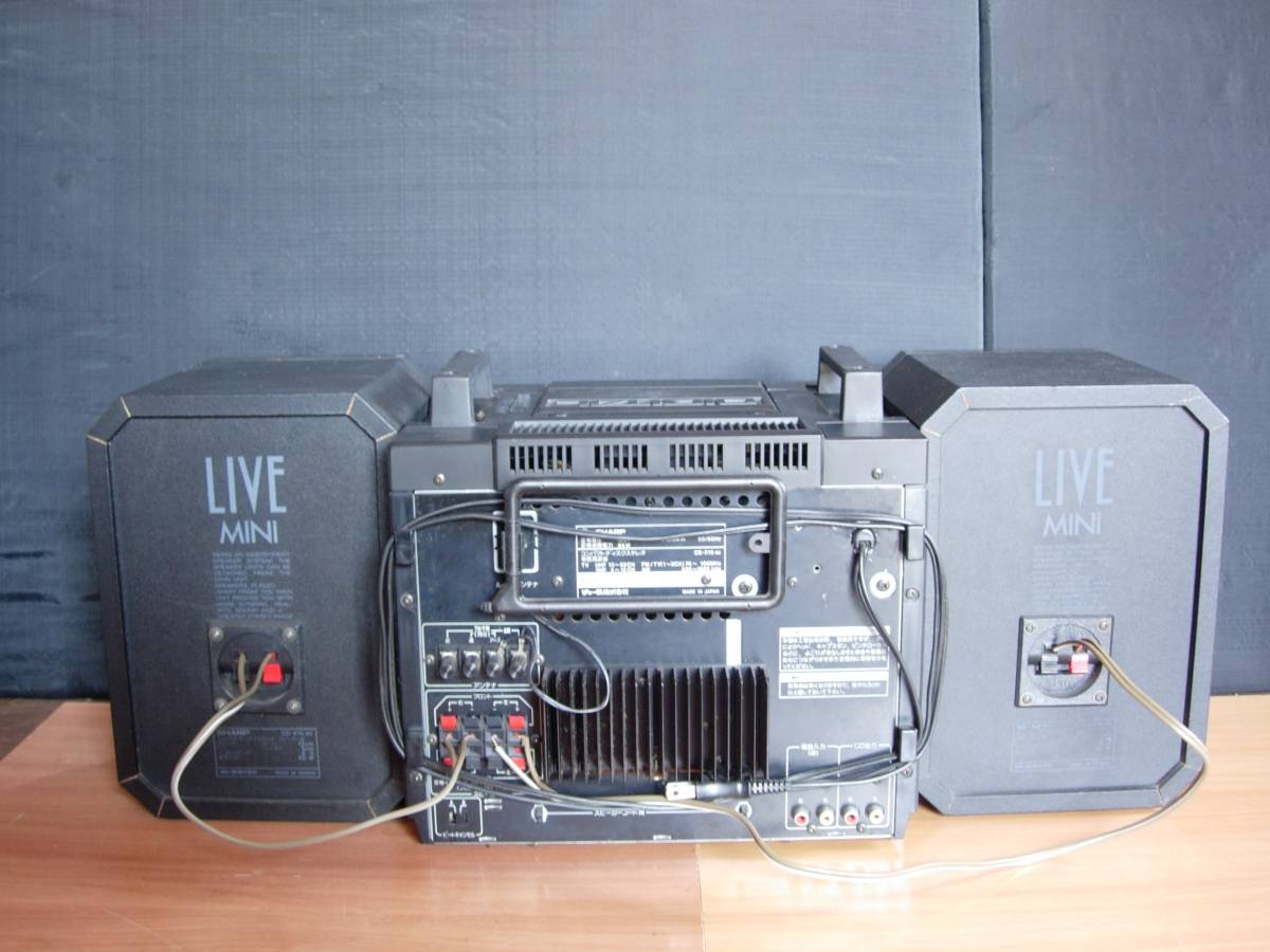 SHARP LIVE CD-X15 MINI - Yahoo!オークション メルカリ 通電のみ確認