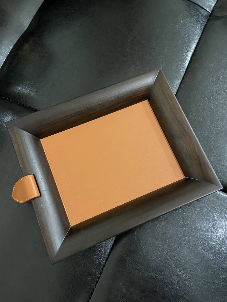 ◎ 希少 HERMES エルメス トレイ トレー ウッド - 食器快適