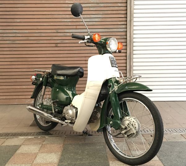 ◆実走行!HONDA/ホンダ スーパーカブ 50 ビジネス C50 1997年式 2オーナー 12,203km アバグリーン 緑◆Cub 通勤 通学 原付 小熊