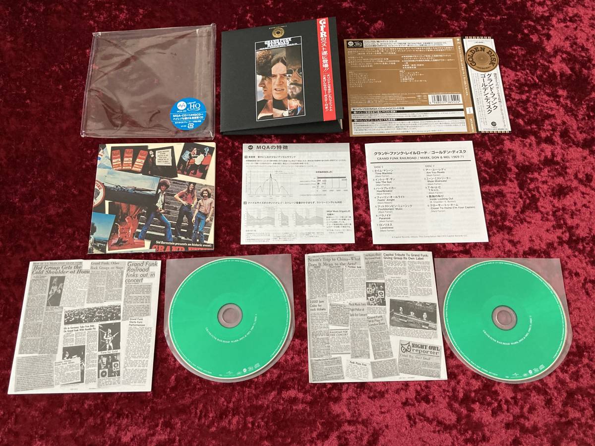 グランド・ファンク・レイルロード紙ジャケットCD6種・ボックスセット
