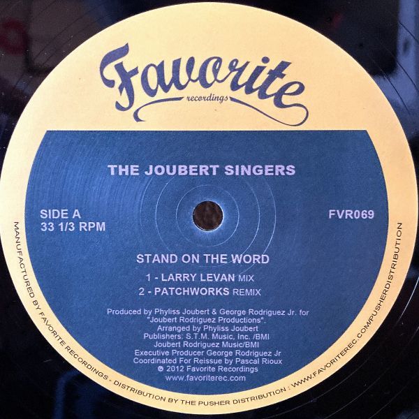 The Stand Word Joubert On Singers - the on | Version) (1985) Singers, Fred Prescott (WIP)