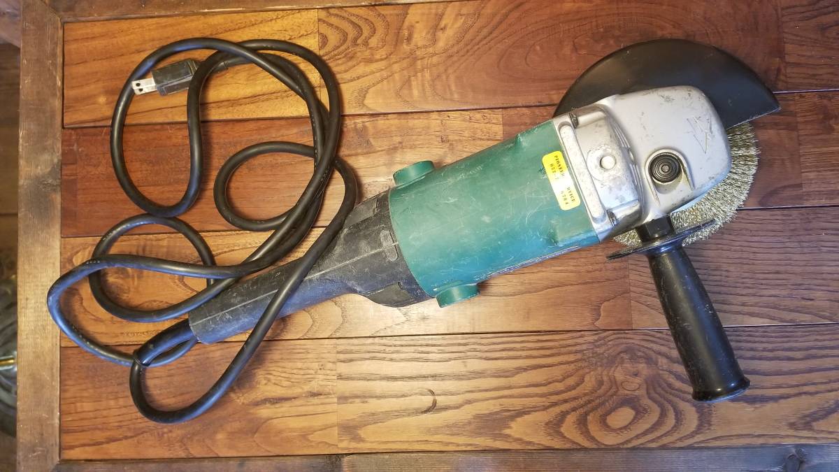 日立工機　G15SP 工具　電気ディスクグラインダー　150mm 工事　グラインダー　研磨機　研削　電気の工具　ワイヤーブラシ