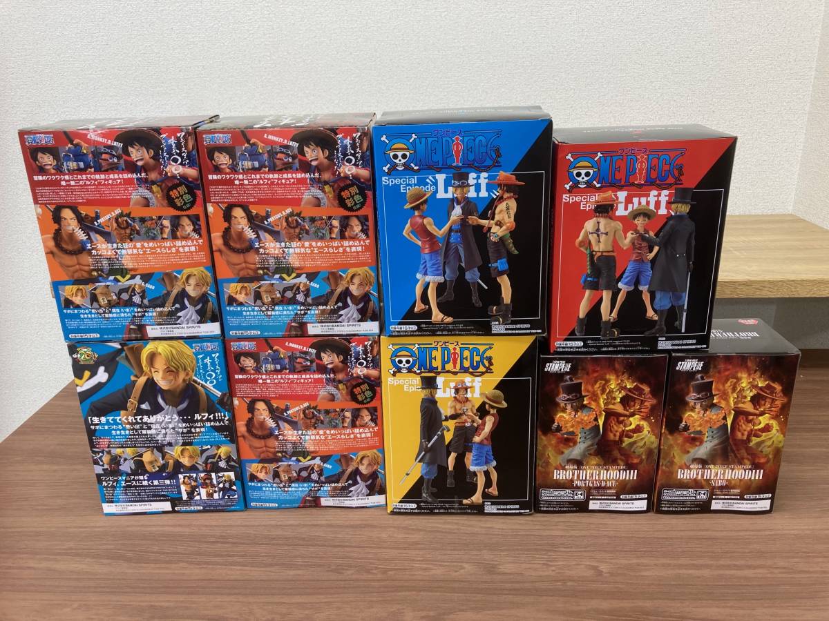 ワンピース フィギュア Brother Hood Magazine Figure Special Episode Vol 1 Vol 3 三兄弟 サボ ルフィ エース セット One Piece 売買されたオークション情報 Yahooの商品情報をアーカイブ公開 オークファン Aucfan Com