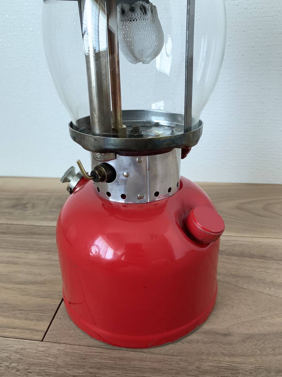 Coleman 200A Lantern Vintage Model Red Single with Camping Mantle