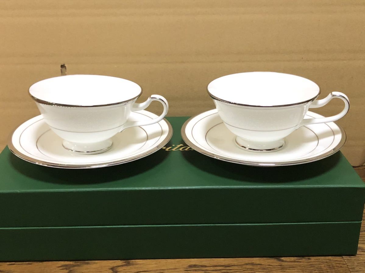 シャンパンパールズ ノリタケ Noritake ボーンチャイナ 未使用 | NORITAKE 公式通販 26.5cm (ノリタケ) カップ&amp;ソーサーセット 2P 24cm 2枚 銀淵 ソーサー6ペアセット
