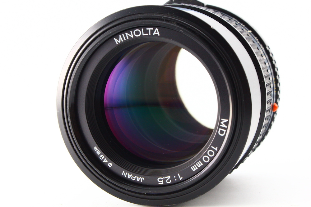 ★ABランク★MINOLTA New MD 100mm F2.5★10508