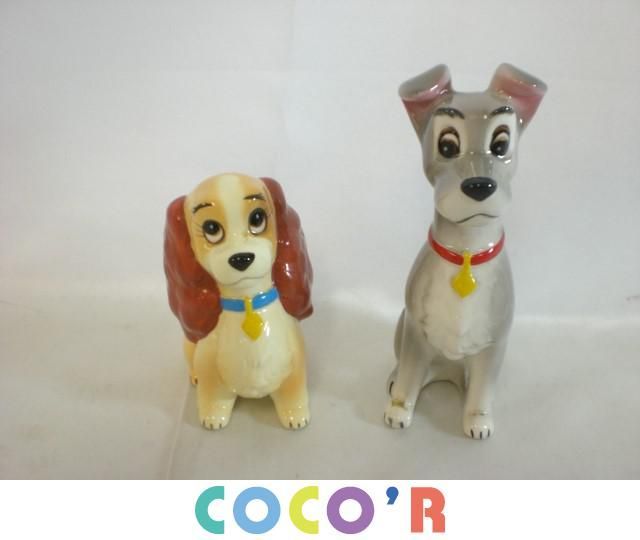 同梱可 良品 ディズニー レディ トランプ わんわん物語 フィギュア 陶器 置物 2点 グッズセット ディズニー 売買されたオークション情報 Yahooの商品情報をアーカイブ公開 オークファン Aucfan Com