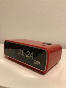 COPAL パタパタ時計 昭和レトロ RP244 オレンジ 50/60Hz COPAL 時計の