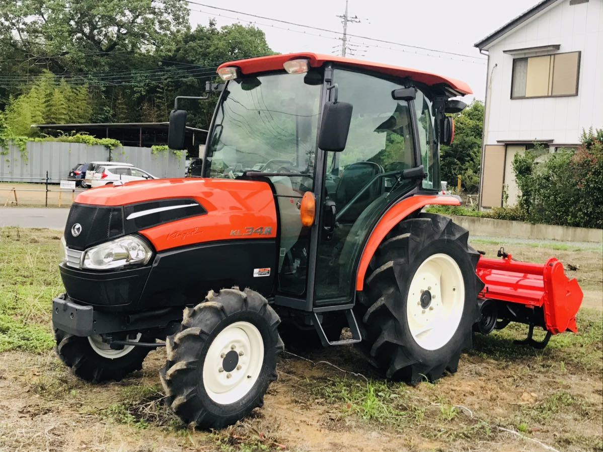 クボタトラクター Kl 34 R 34馬力 エアコンキャビン ラジオ かぜ Cd 4wd 2wd 車体 売買されたオークション情報 Yahooの商品情報をアーカイブ公開 オークファン Aucfan Com