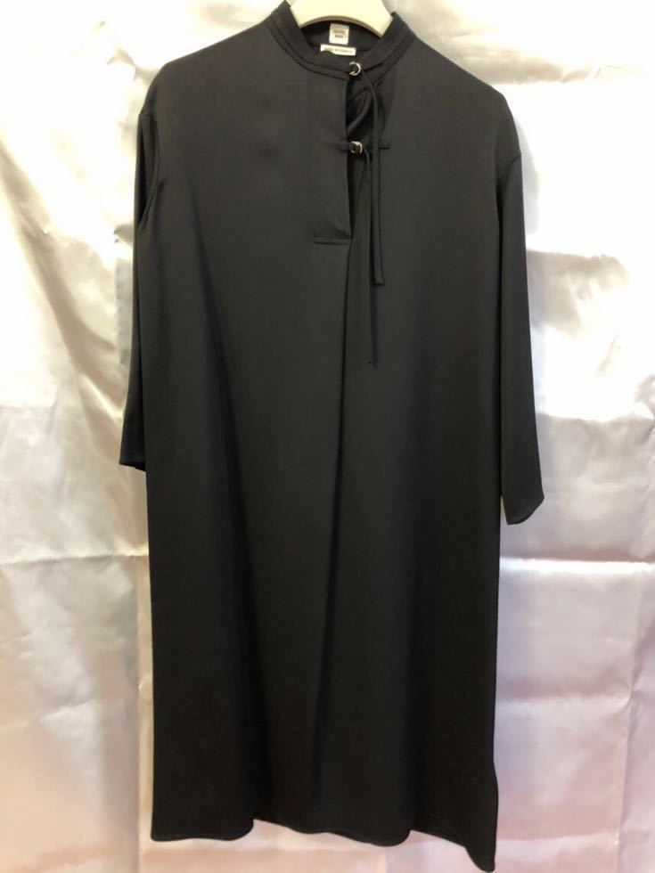 新品 HERMES エルメス ワンピース 21ss プレタ ブラック 黒 34 