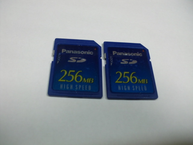2枚セット Sdカード Panasonic 256mb 256メガバイト フォーマット済み 送料63円 ミニレター メモリーカード 256mb 売買されたオークション情報 Yahooの商品情報をアーカイブ公開 オークファン Aucfan Com