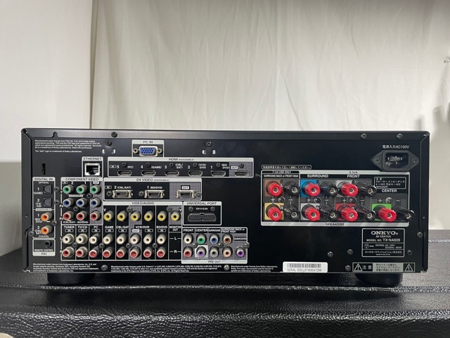 ONKYO TX-NA609 AVアンプ TX-NA609(B 公式通販 7.1chオンキヨー⁄7.1ch 【