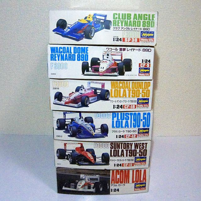 ハセガワ F3000 レイナード プラモデル 5個セット 当時物 希少 【公式