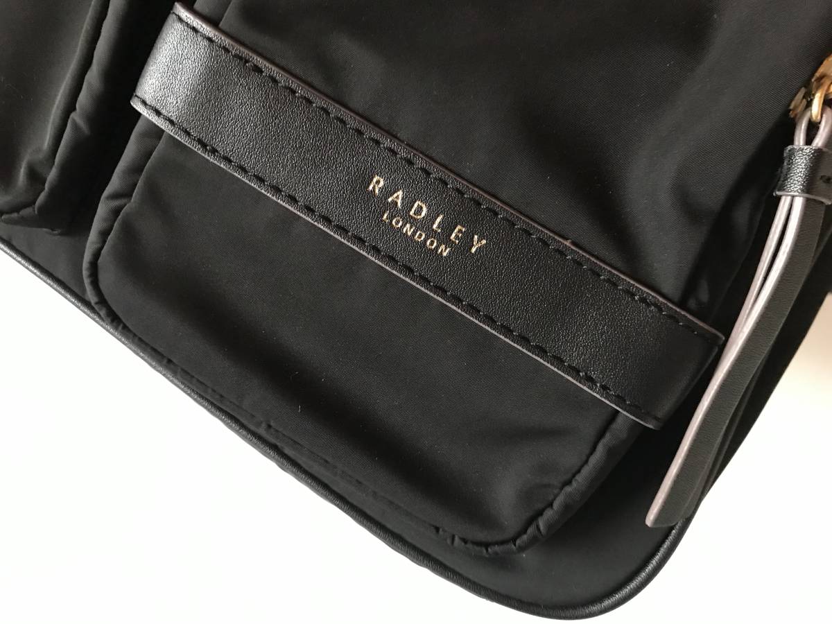 通販最安値 美品◎RADLEY LONDON ラドリーロンドン ナイロン×レザー 