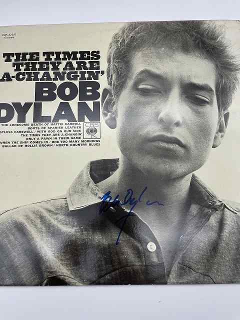☆ボブ・ディラン（Bob Dylan) 直筆サイン入り LPレコード 検索