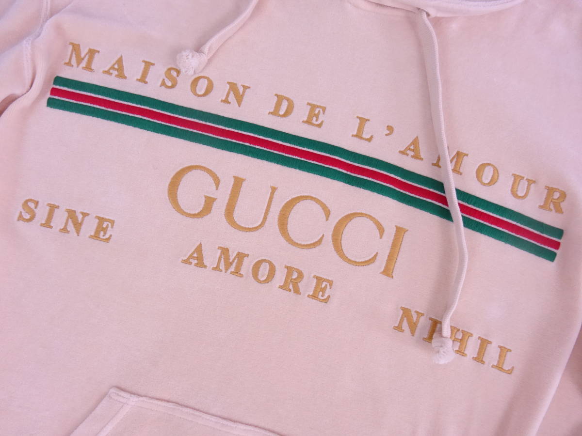 Gucci グッチ シェニールパーカー ベロアスウェット Maison de l