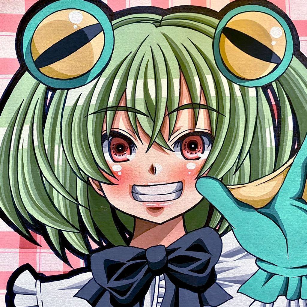 同人手描きイラスト オリジナル 創作 6月梅雨 カエルコス女の子 サイズ 手描きイラスト 売買されたオークション情報 Yahooの商品情報をアーカイブ公開 オークファン Aucfan Com