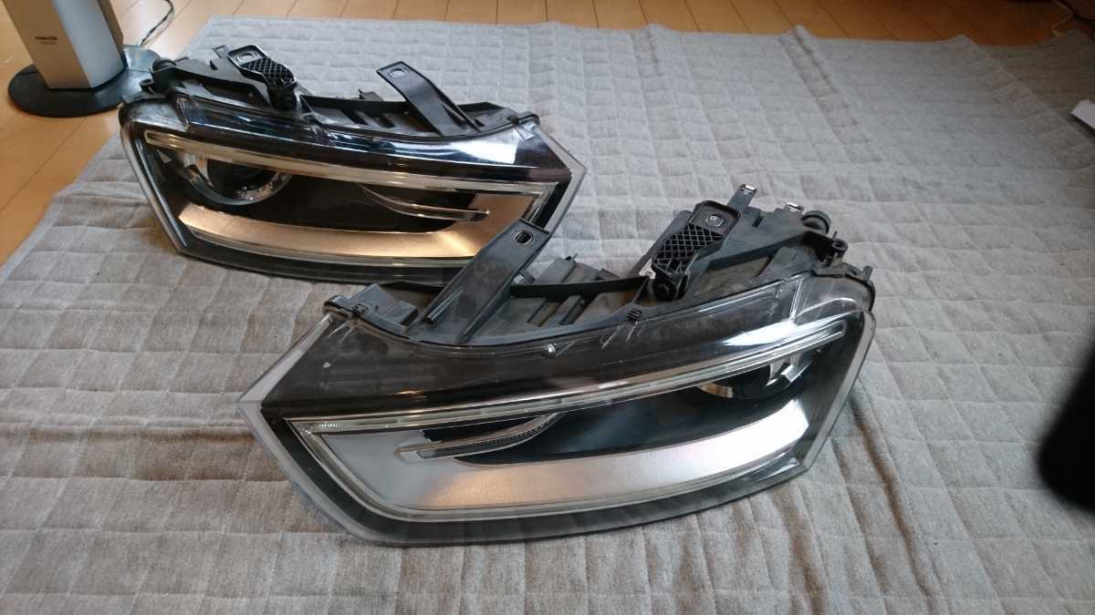 アウディ 8U Q3 前期 HID 純正 ヘッドライト 左右セット 
