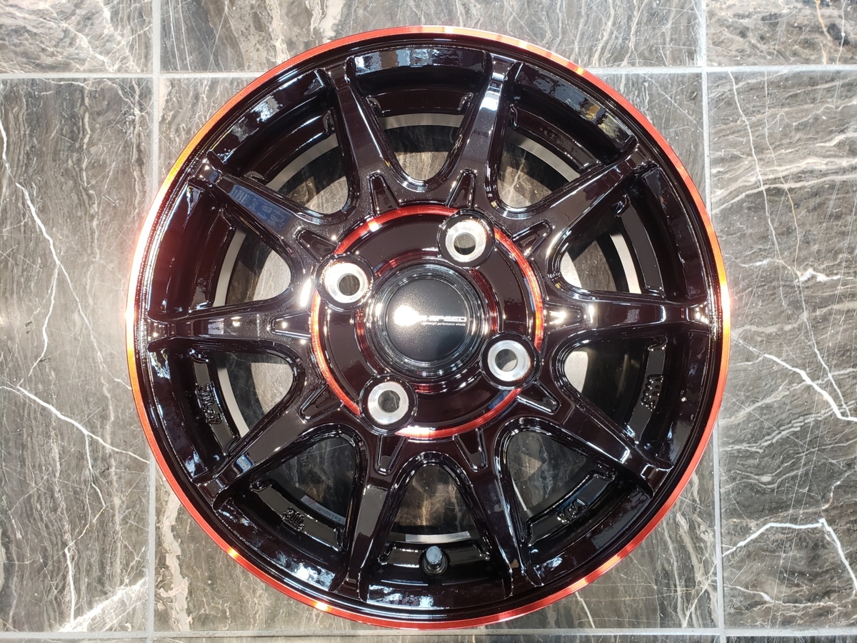 美品バルミナ バリ溝 18in ダンロップ 7.5J+42 PCD114.3 バルミナの 