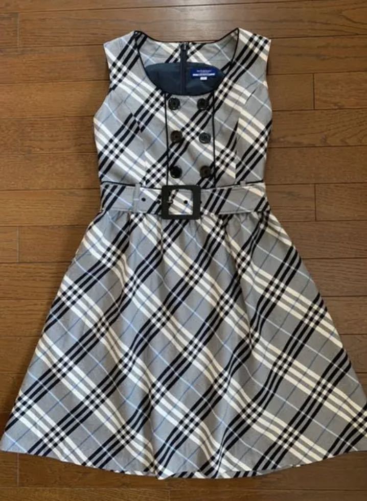 希少❤️ BURBERRY BLUE LABEL ノバチェック ワンピース 美品◇バーバリーブルーレーベル BURBERRY BLUE LABEL ノバチェック柄