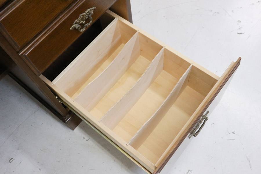 蛇腹が美しい ロールトップ式 ライティングデスク クラシック家具