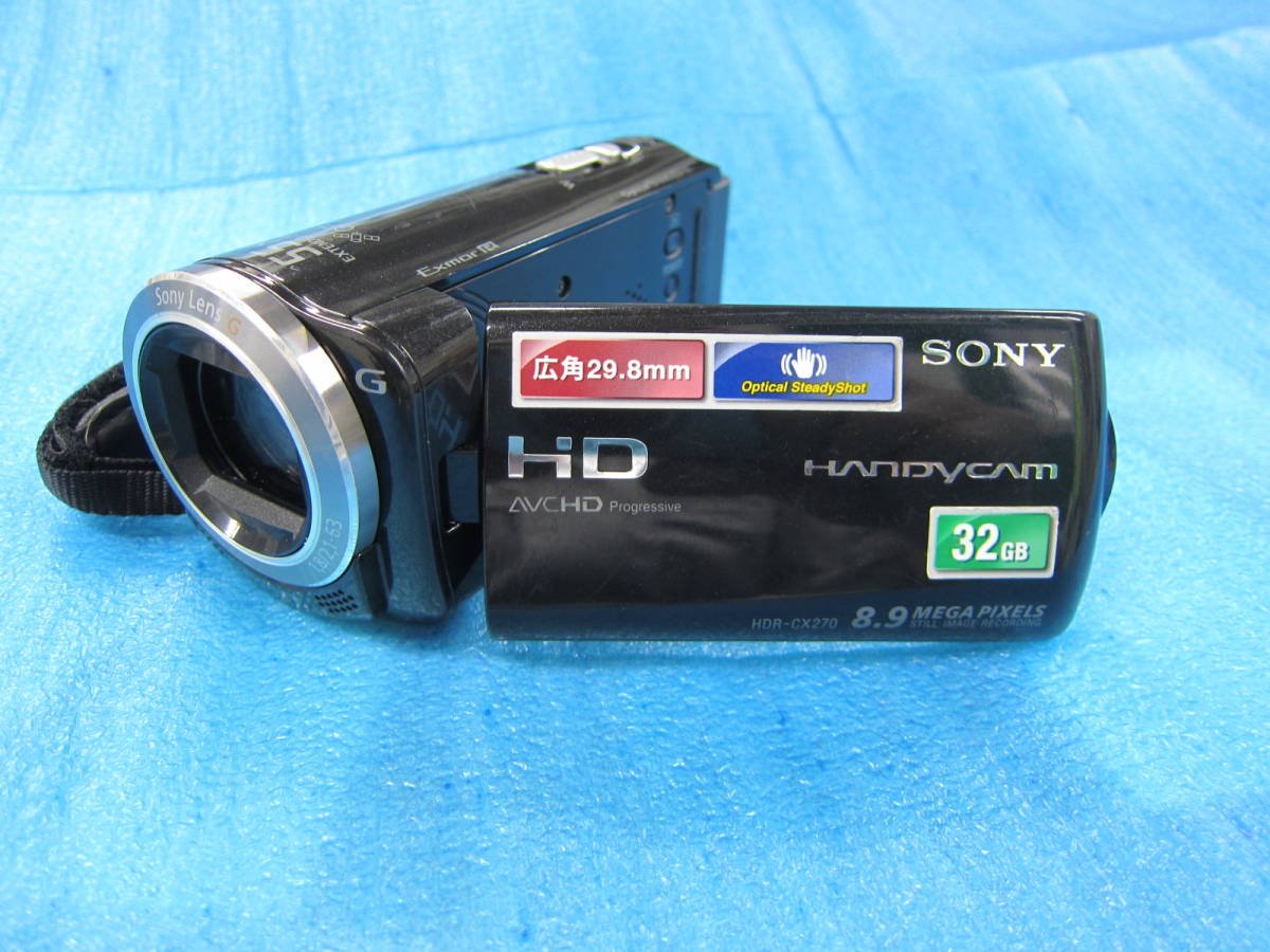 SonyハンディカムHDR-CX270V電池2個付powershot S100付 SONY HDR