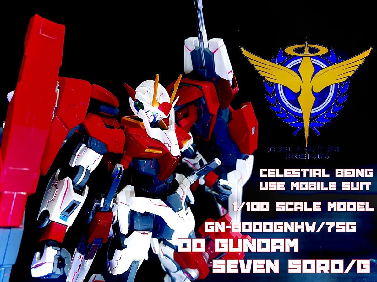 MG ダブルオーガンダム セブンソード/G 改修塗装済み 完成品 プレミアムバンダイ 限定品