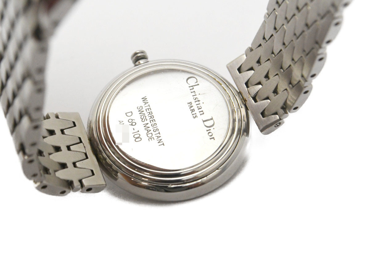 レアモデル [美品] 動作OK【Dior】ディオール メンズ D69-100 グレー文字盤 ステンレス 動作OK クォーツ 中古美品 ディオール メンズ コレクション 2021-2022年 ウィンター JAPAN