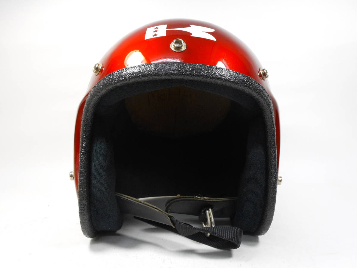 70s McHAL MACH II WHISPERJET ジェットヘルメット L KAWASAKI別注 