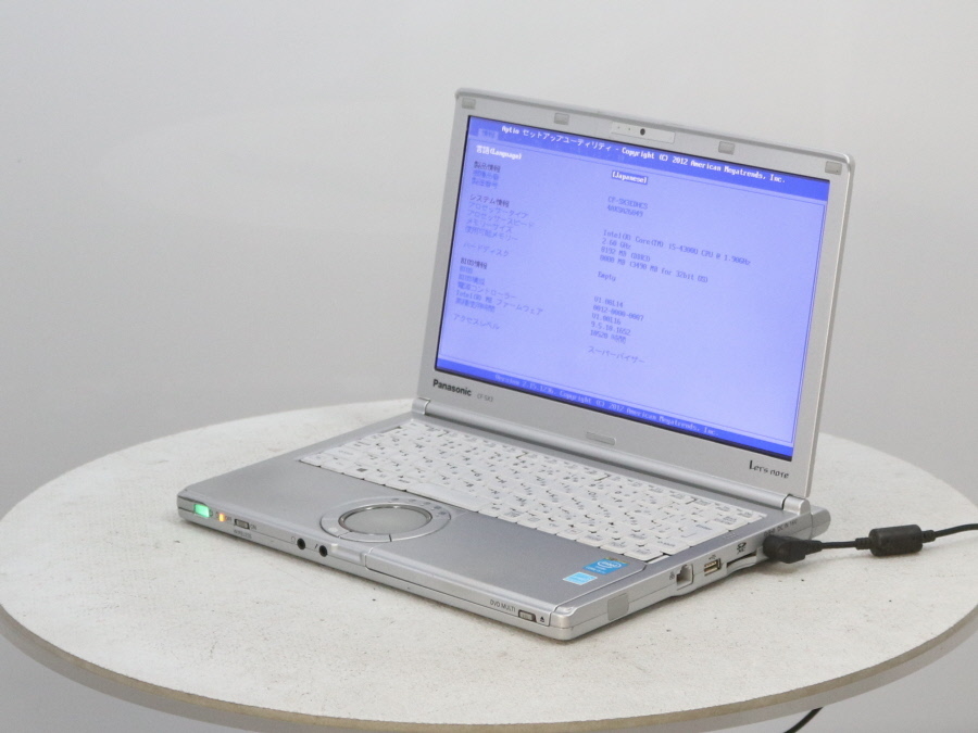 Panasonic CF-SX3EDHCS Let’s note　Core i5-4300U 1.90GHz 8 GB■現状品