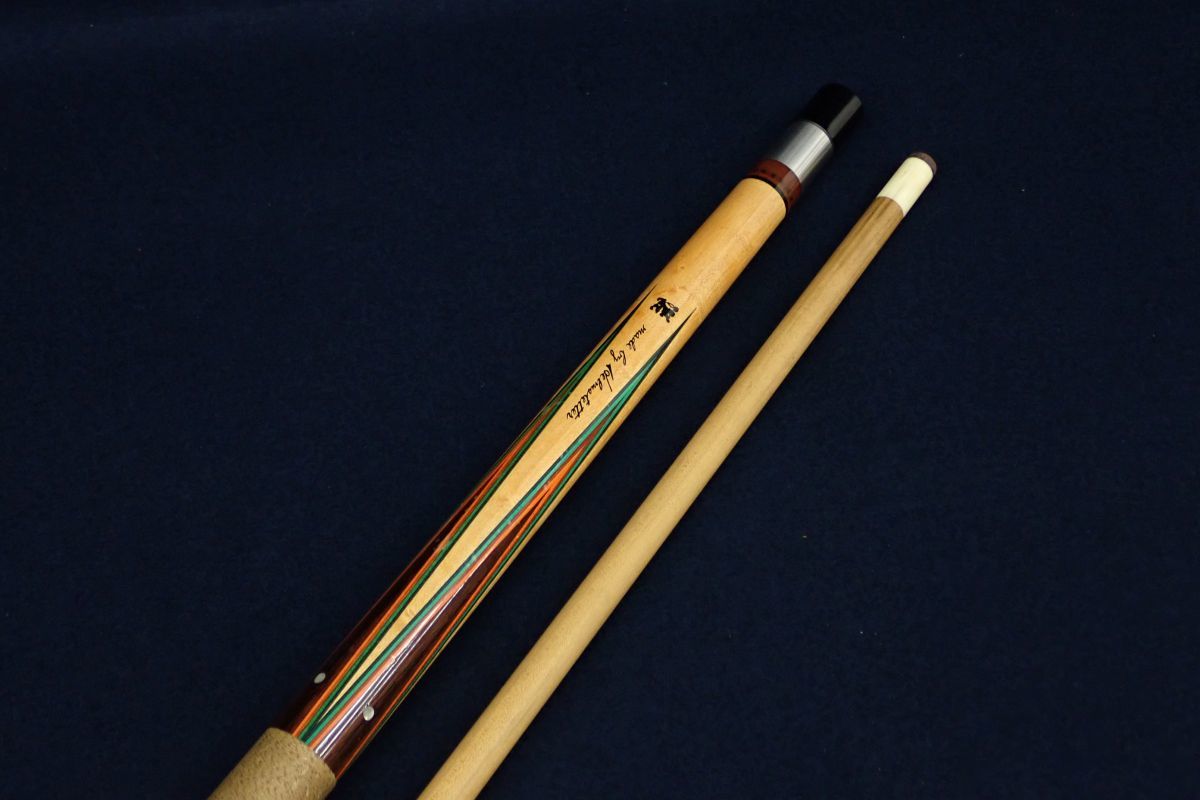 ◎ビリヤード02 キュー Adam helmstetter（全長:149cm 重さ：556g