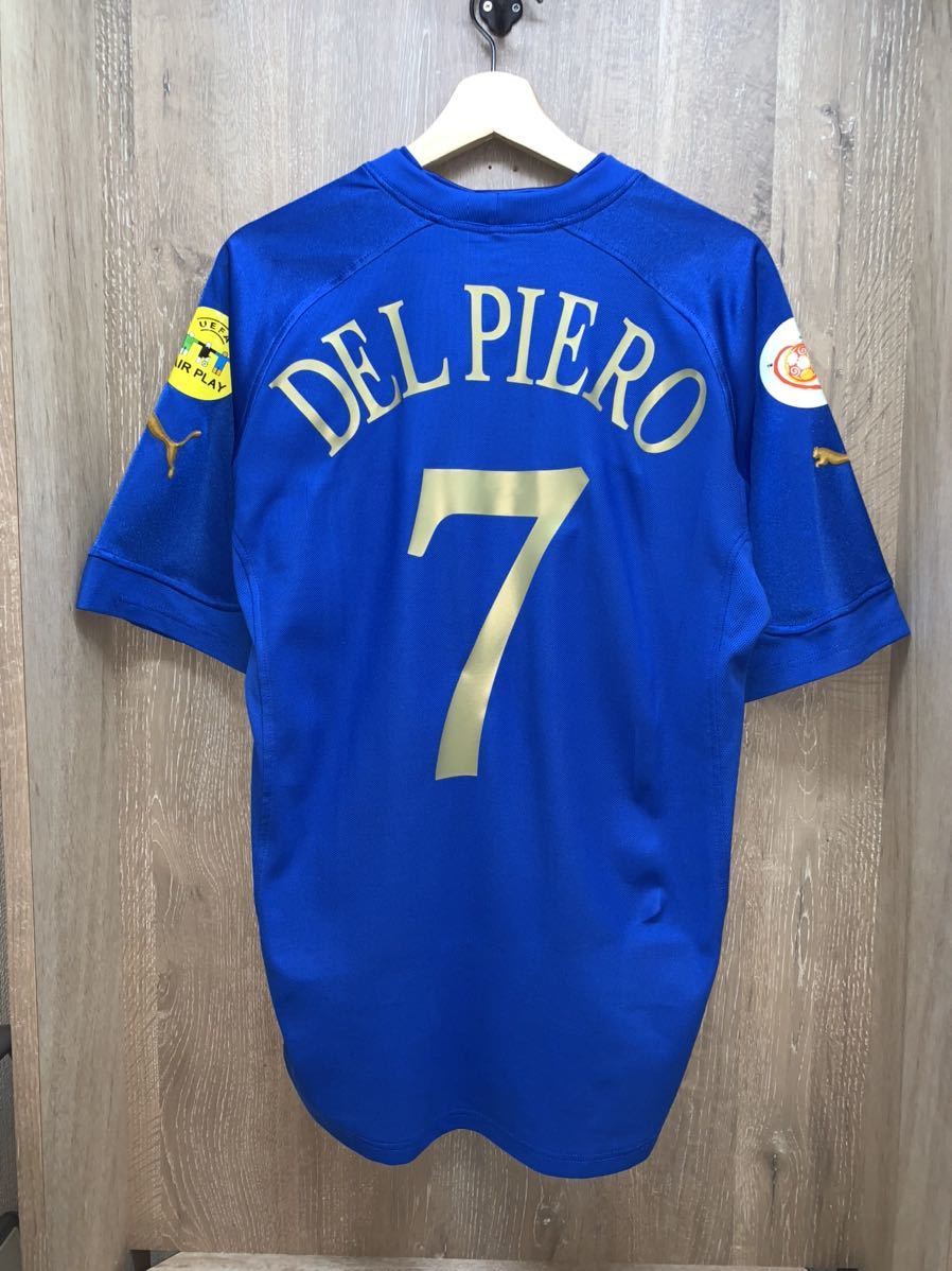 1円～ PUMA サッカーイタリア代表レプリカユニフォーム 7 デルピエロ