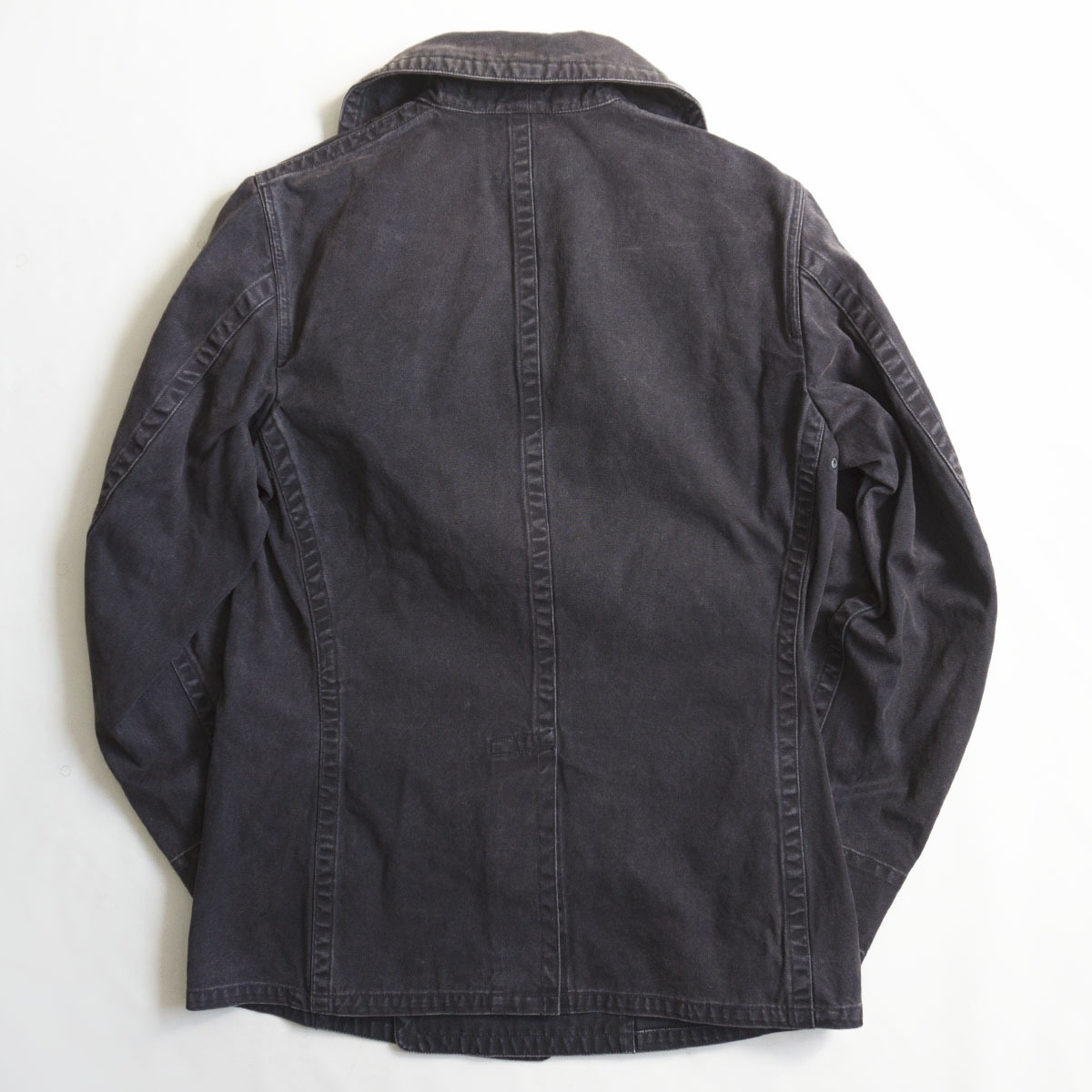 極美品】RRL 【MATTHEWS P-COAT】S 墨黒 キャンバス ピーコート 