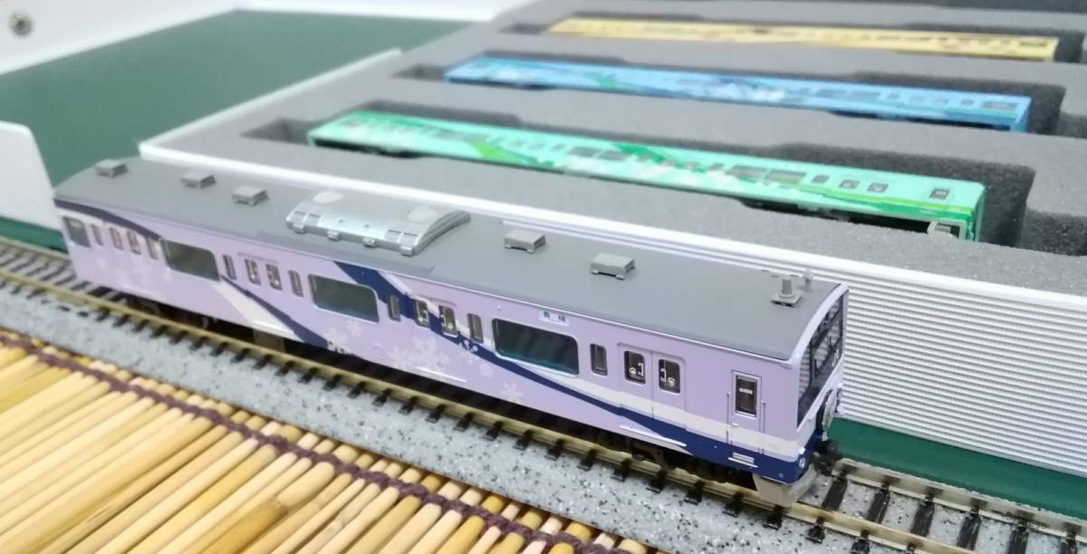 ▽TOMYTEC▽鉄コレ(M車化&T車化)/201系「四季彩-旧塗装」/4両セット