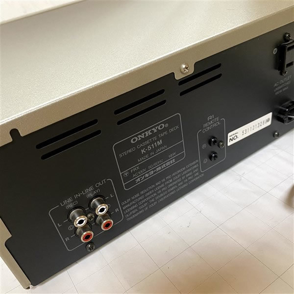 ONKYOオンキョー INTEC275 カセットデッキ K-511M ミニコンポ 【公式通販】