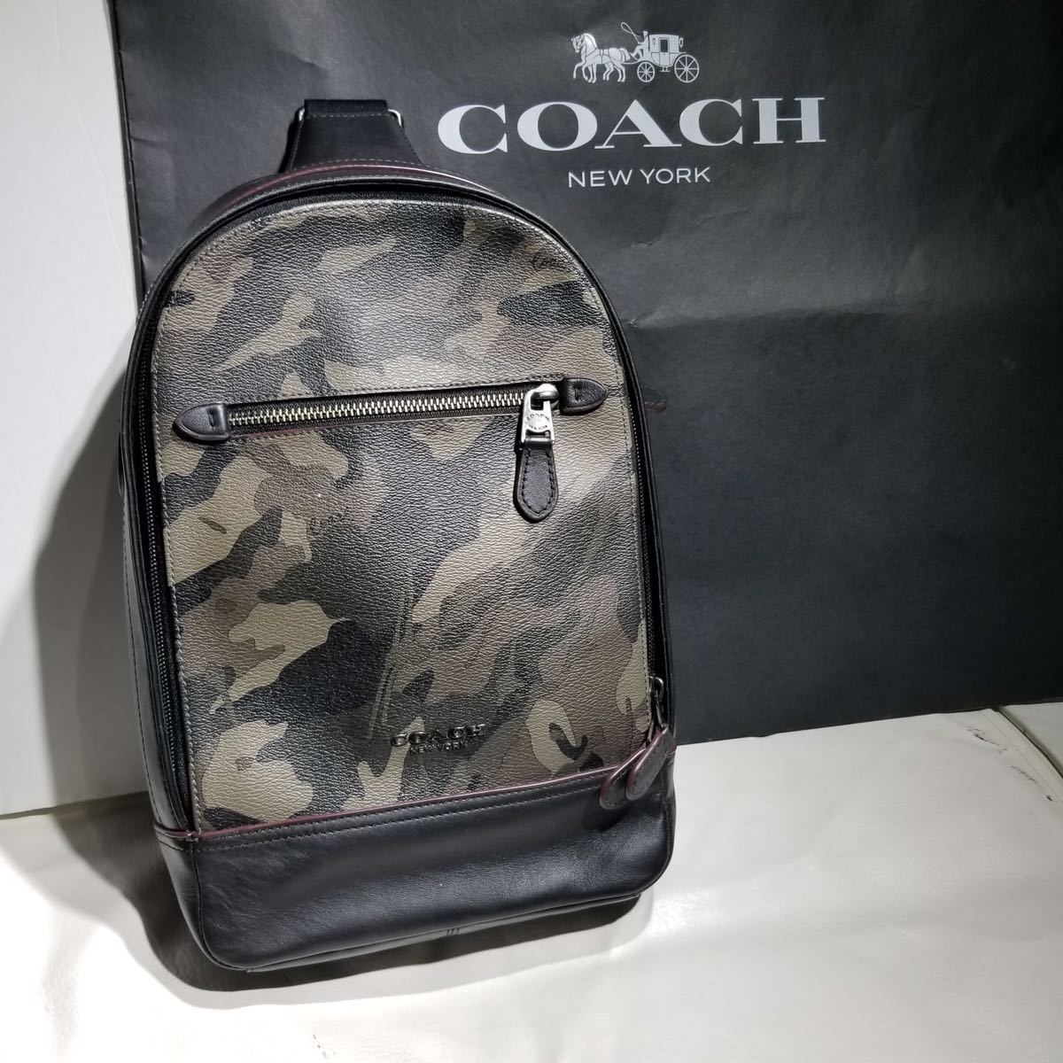 コーチ□COACH □未使用□ショルダーバッグ □ F76846 □ PVC×レザー 