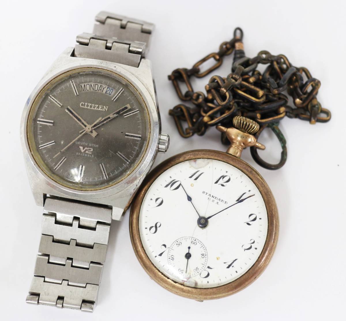 定番，高品質 ○佐川急便60サイズ K5S163 時計2点 CITIZEN シチズン V2 