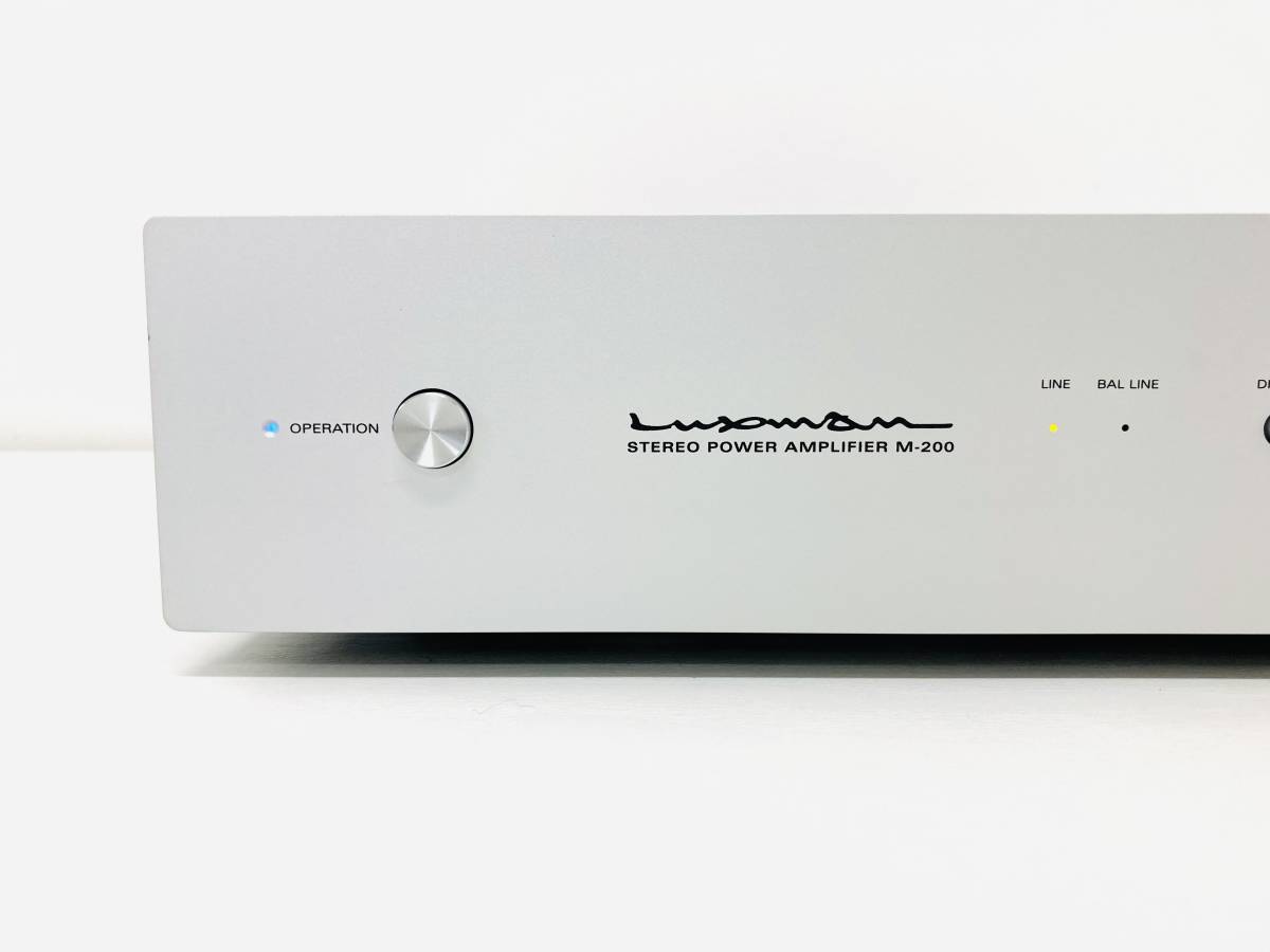 1円スタート！】LUXMAN ラックスマン パワーアンプ M-200 W1219004