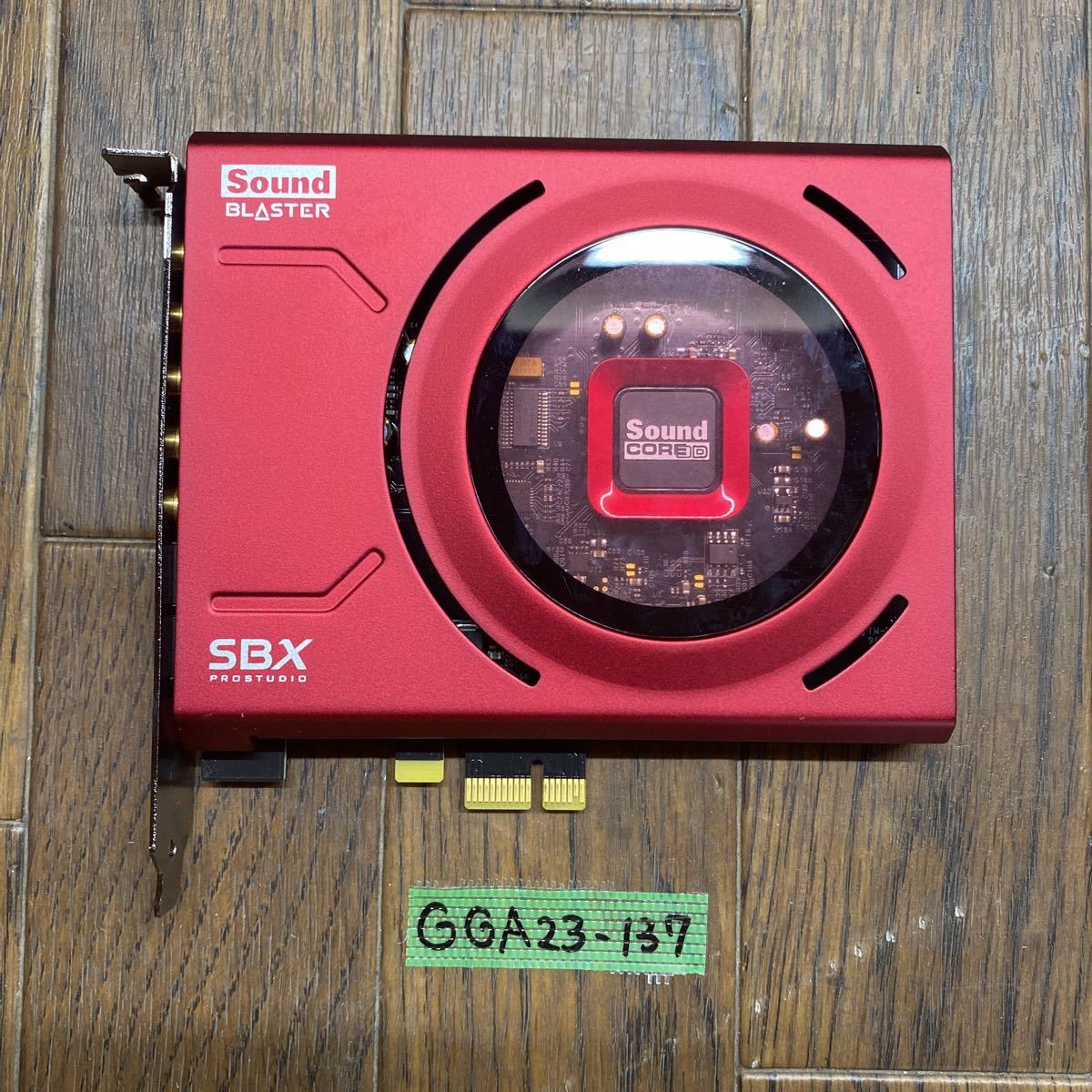 GGA23-137 激安 サウンドカード Sound BVASTER SBX Creative Labs SB1500 通電、認識のみ確認 ジャンク 同梱可能