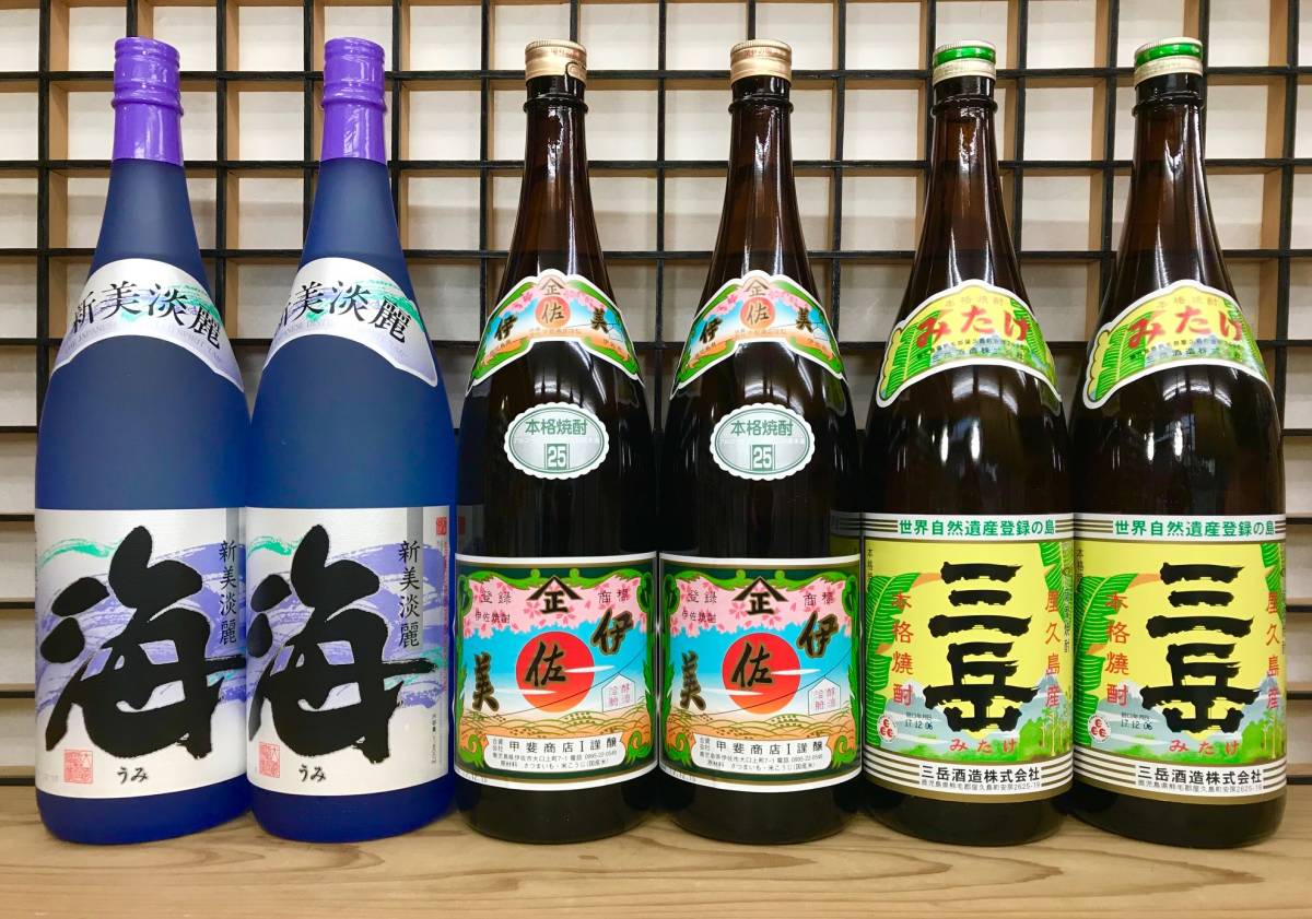 元祖プレミアム焼酎 伊佐美 3本 三岳 3本 本格焼酎 25% 1800ml 元祖プレミアム焼酎 伊佐美 3本 三岳 3本 本格焼酎 25% 1800ml 焼酎 芋