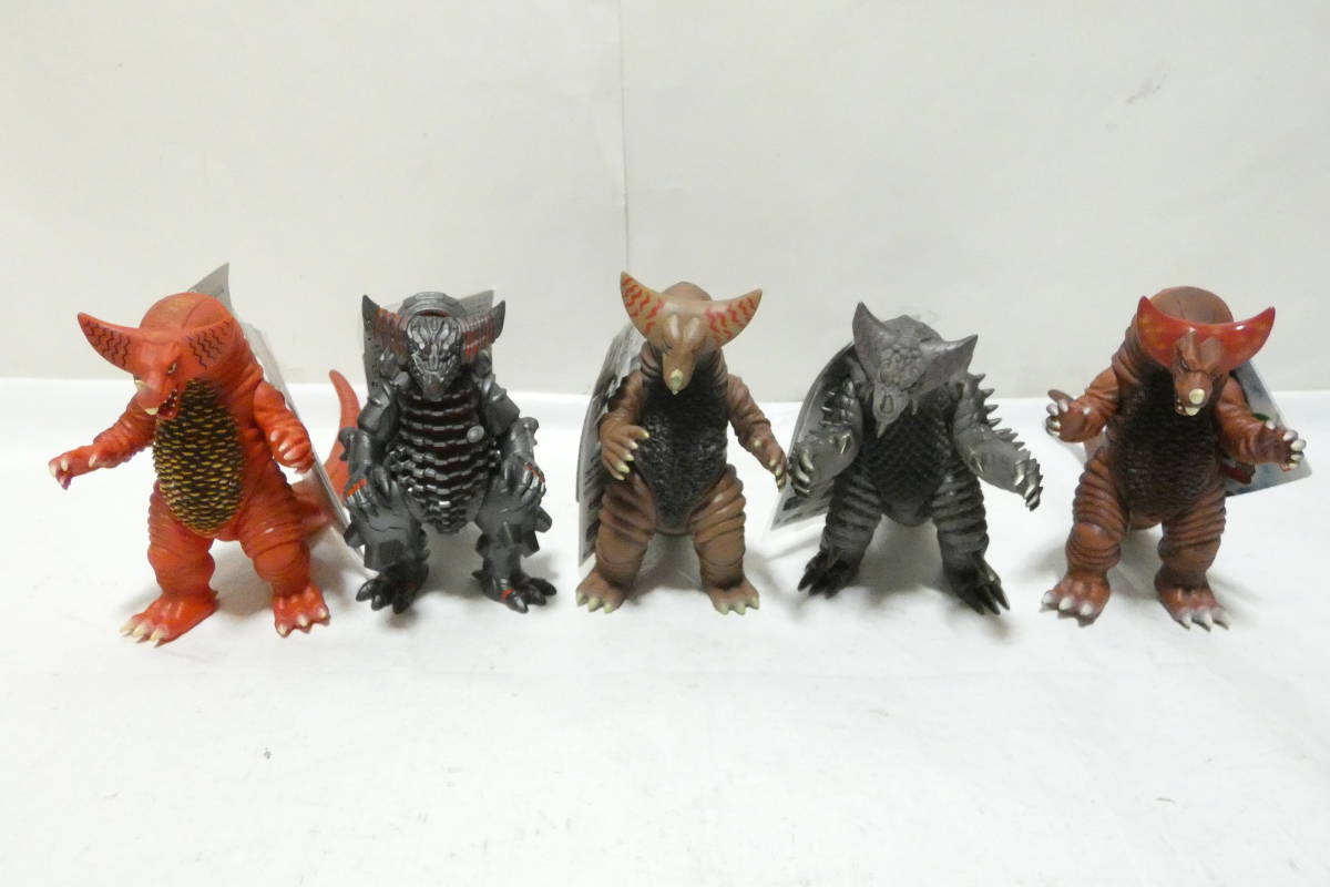 9037T/タグ付き ウルトラ怪獣シリーズ すべてゴモラ ソフビ まとめて7 