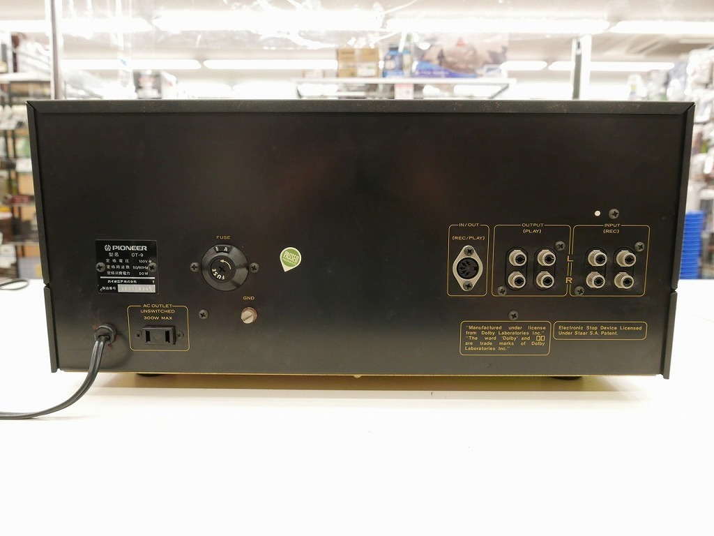 J Pioneer CT-9 カセットデッキ パイオニア 191912 Pioneer CT9