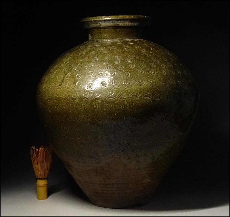 茶器⁄茶道具 飾茶壺（飾壺） Yahoo!オークション 茶壺 （口覆仕服・網