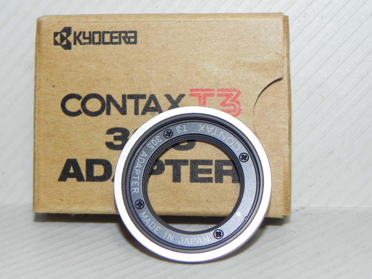 T3 Adapter 30.5mm Contax Filter 30.5 ⁄ – CONTAX Filter. With UV