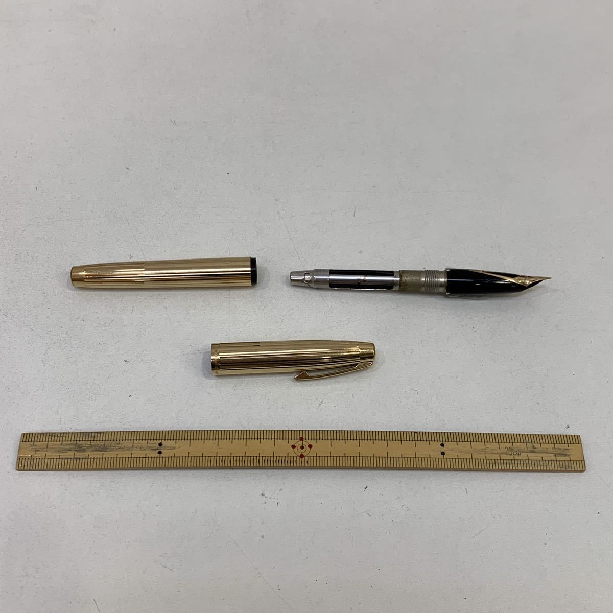CT120/0716】SHEAFFER シェーファー 万年筆 GPデザイン ヴィンテージ