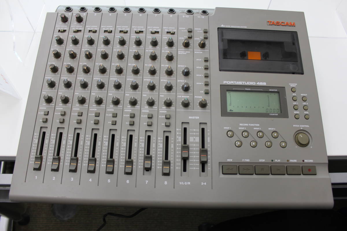 □Tascam 488 Portastudio MK1 マルチトラックカセットテープ