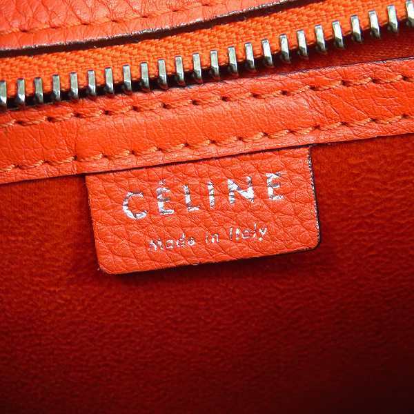CELINE/セリーヌ ナノ ラゲージバッグ / ベビードラムドカーフスキン /080 ナノ ラゲージ CELINE wawawa マイクロ 189243DRU.09SO