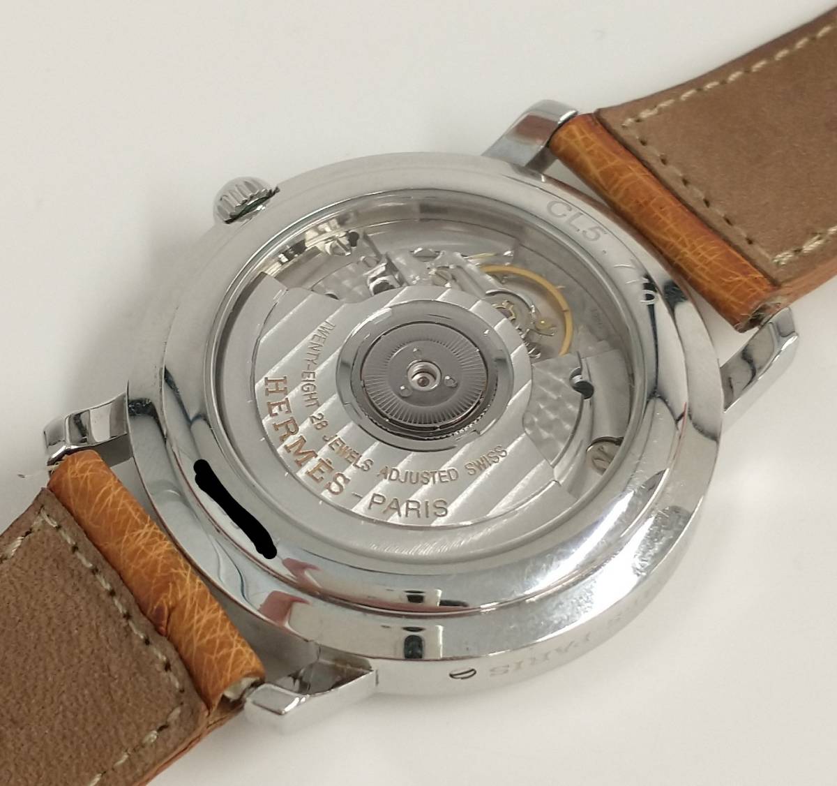 HERMES エルメス クリッパー・パワーリザーブ ドゥブルトゥール CL5 