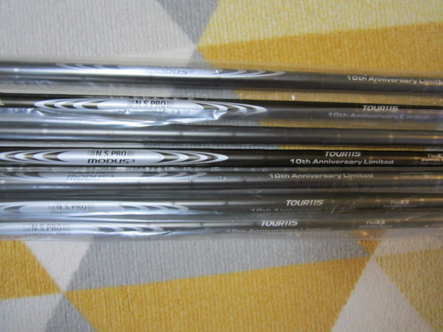 7＆9番のみ少使用残り新品 モーダス 115 X 4～P 7本 ツアー115